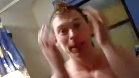 Hot blonde makes herself cum in pleasure