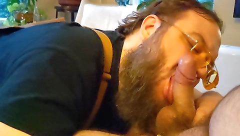 Hawt slut rides a huge cock