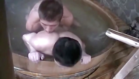 A tranny gets a hot and her cock