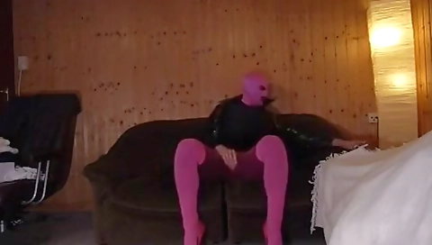 Married guy with huge tits & cum