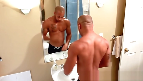Ta baited by a dildo machine