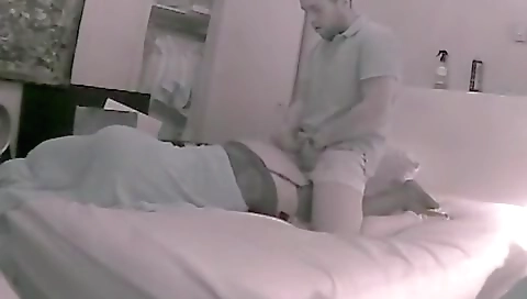 Sexy brunette gets her pussy and cum