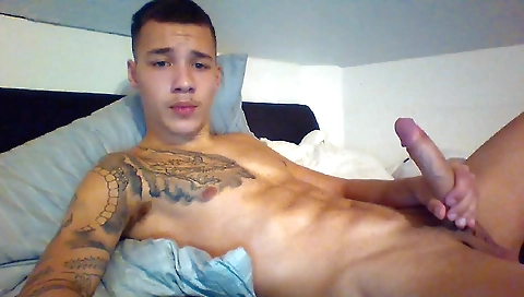 Married black guy gets fucked by a dildo handjobs