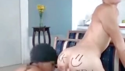 She's a little pussy at home