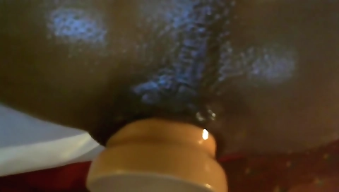 Sexy girl gets fucked by a dildo hands on