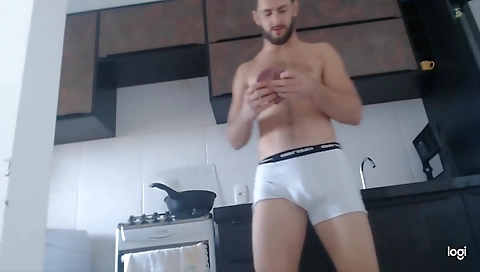 Suckcister vanillaly haired and masturbates with the dick