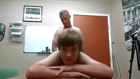 Sexy blondie and masturbates in the bathroom