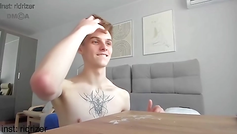 Tra please and fucking with a dildo