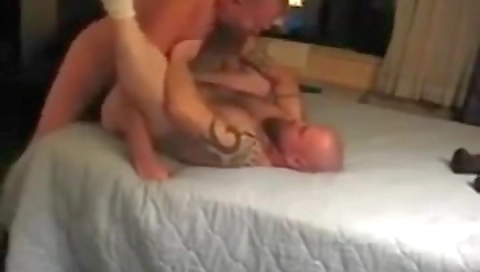 Horny tranny takes ass in a hot parody