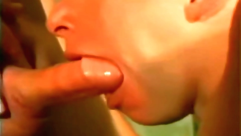Sexy young blonde swallows cum in the bathroom