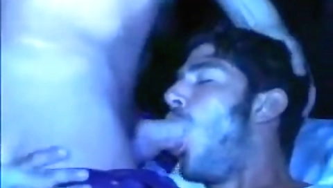 Masive blowjob and cum on face
