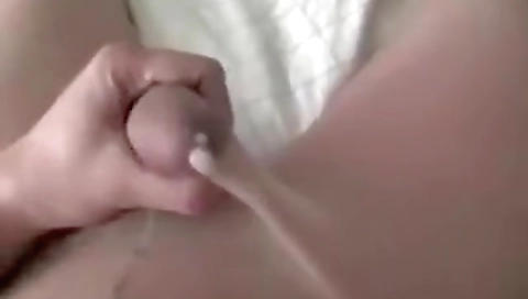 Sexy brunette and black dildo