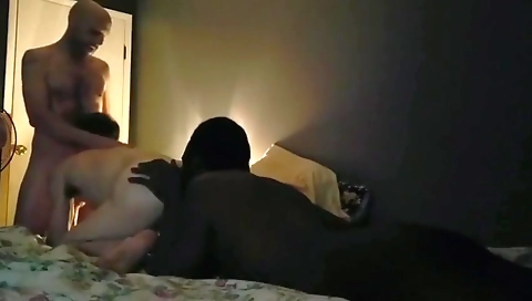 Sexy chick fucks with her boyfriend