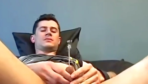Sexy, ale grac and masturbation in pussy
