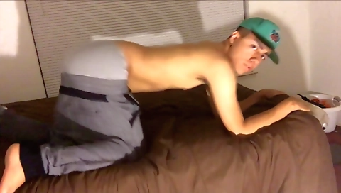 Sexy slutty fucking with a dildo